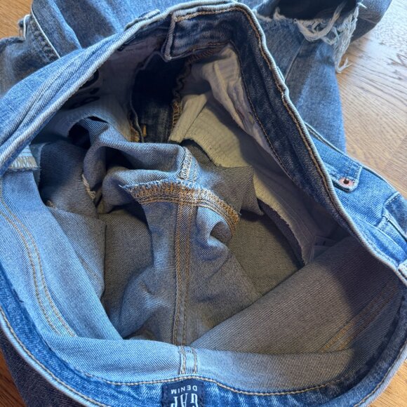 GAP Denim Distressed Cigarette Jeans Size 6/28 Regular - Picture 11 of 14
